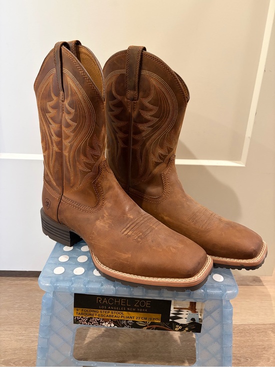 Ariat Other - Ariat Brown Leather Western Cowboy Boots